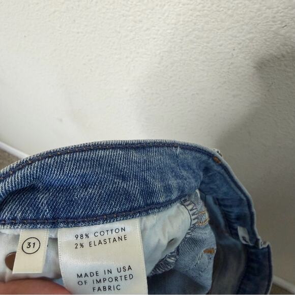 GRLFRND Revolve Helena Jeans Is This Love Raw Hem Button Fly Womens Size 31 - Picture 6 of 7